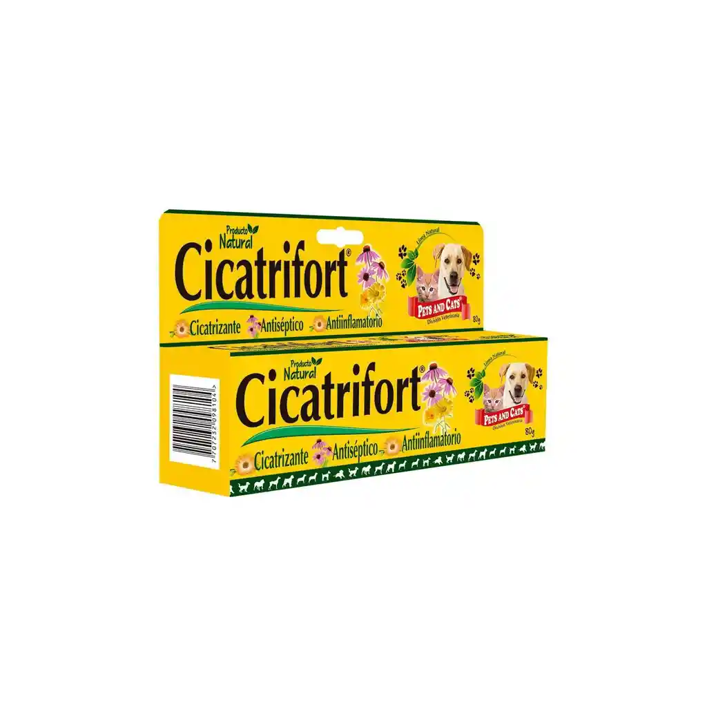 Cicatrifort Cicatrizante y Antiinflamatorio para Mascotas