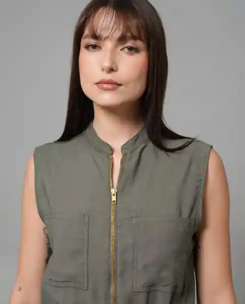Vestido Mujer Verde Talla M 273G002_VER180527 Rifle