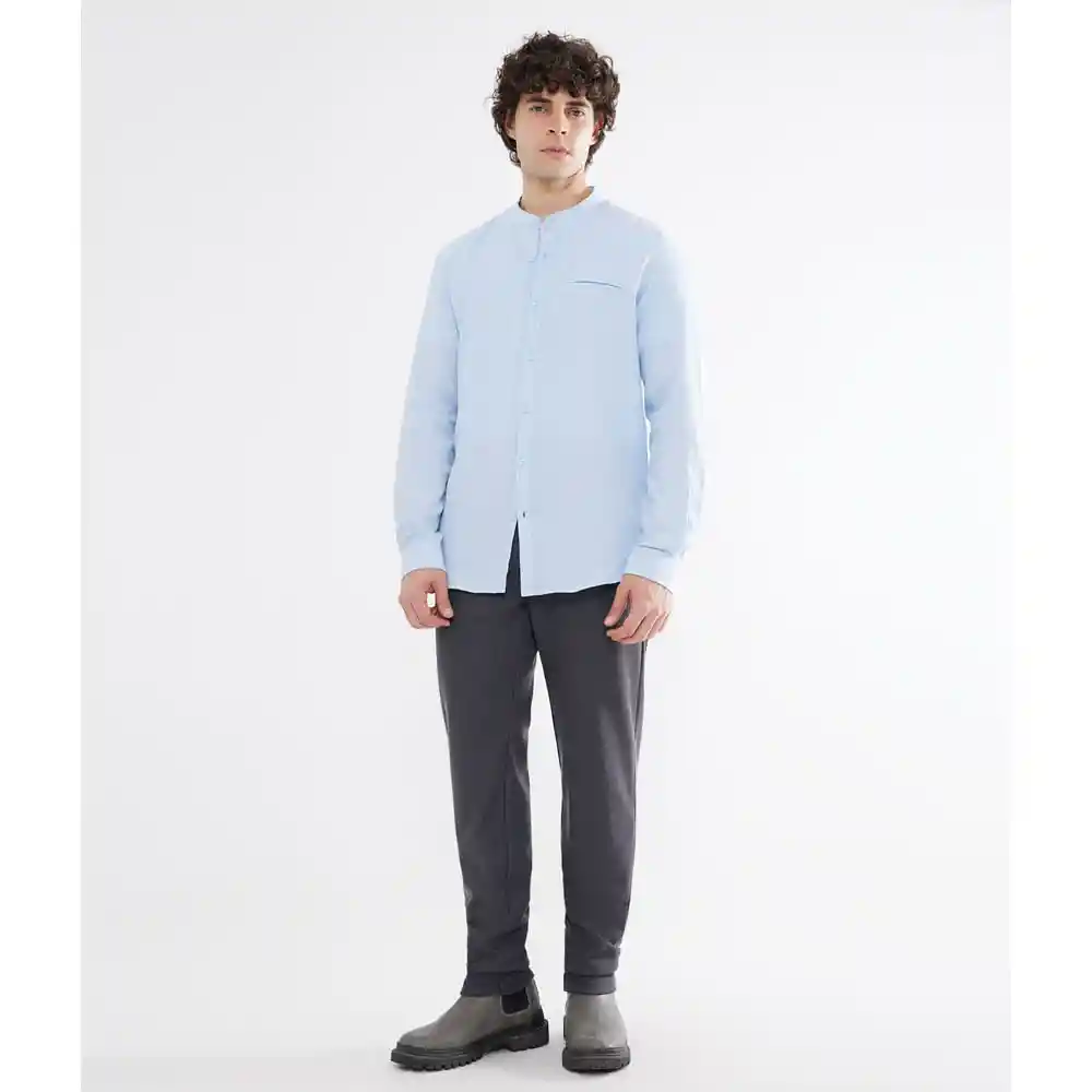 Pantalón Textura Punto Hombre Seven Seven