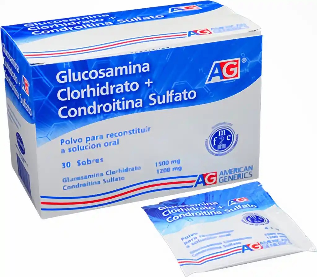 Glucosamina + Condroitina Medicamento en Sobres