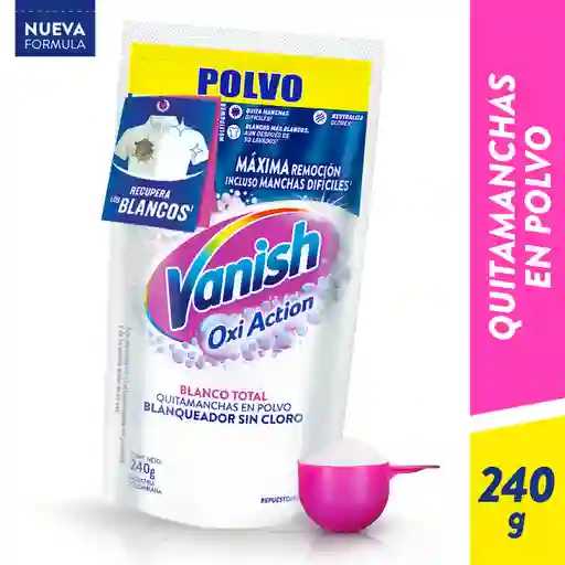 Vanish Desmanchador en Polvo Ropa Blanca Oxi Action