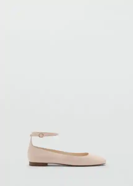 Zapatos Gigi Beige Talla 36 Mujer Mango