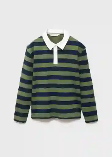 Polo Polost Verde Talla 14 Niños Mango
