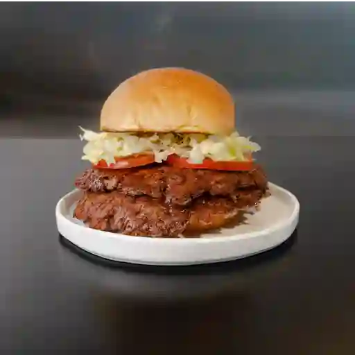 Hamburguesa doble (papas incluidas)
