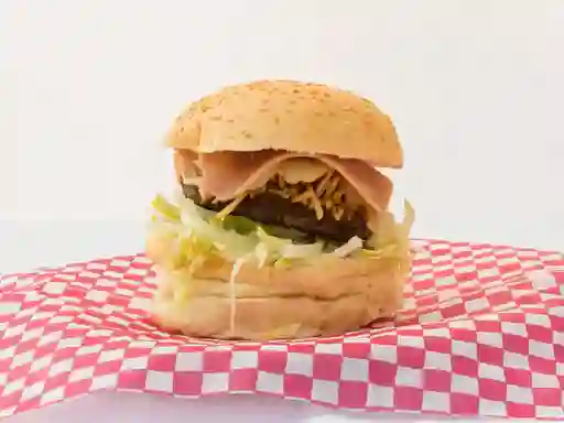 Hamburguesa de Carne Papas Gaseosa