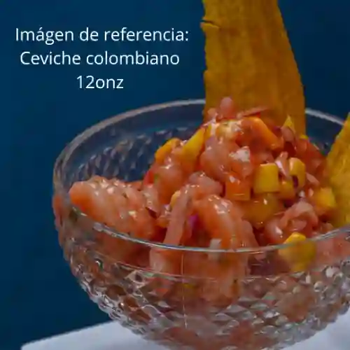 Ceviche Colombiano en Vaso 24 Oz