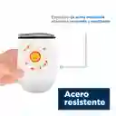 Miniso Vaso de Acero Inoxidable Impreso Sol 350 mL