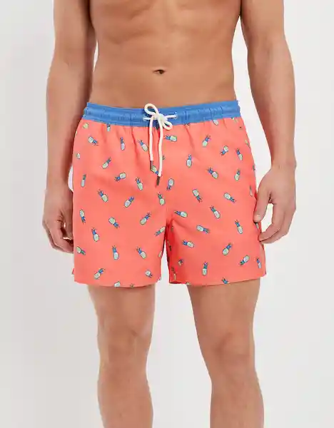 Bermuda Hombre Naranja Talla X-SMALL American Eagle