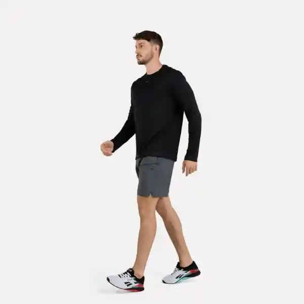 Reebok Pantaloneta Para Entrenamiento Hombre Color Gris Talla M