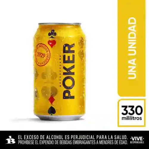 Poker Lata 330 ml