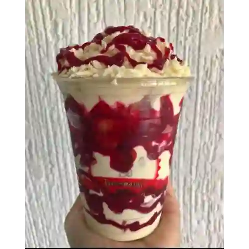 Fresas con Crema y Queso