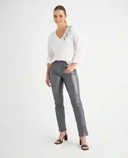 Pantalón Gris Ébano Oscuro Talla 6 639F016 Esprit