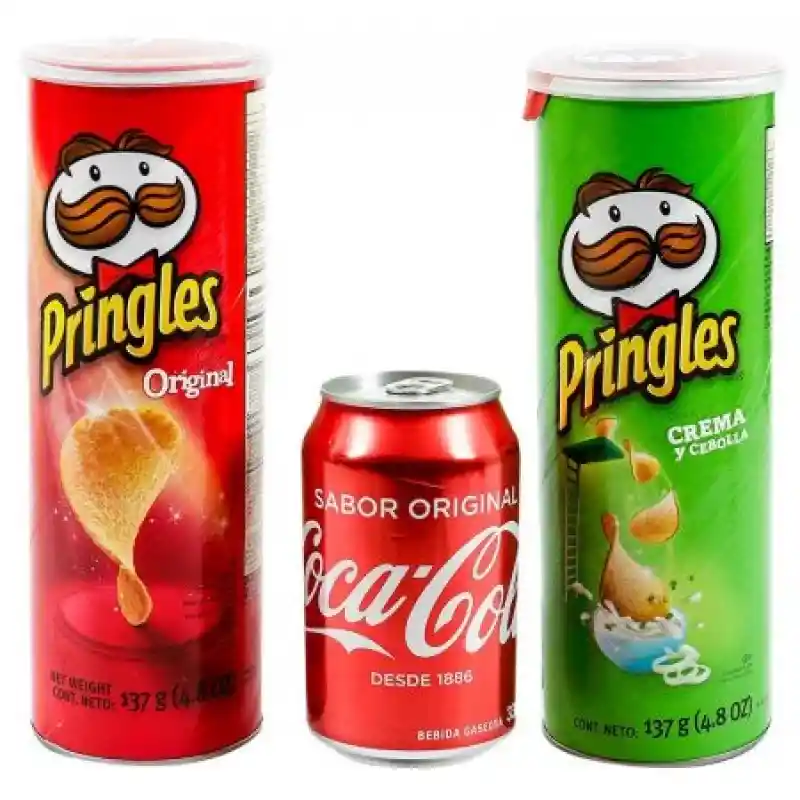 Pringles Of 2 Gts Coca Cola