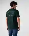 Camiseta Hombre Verde Talla M 842G027_VER195406 Americanino