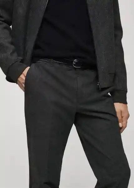 Pantalón Brest Gris Talla 44 Hombre Mango