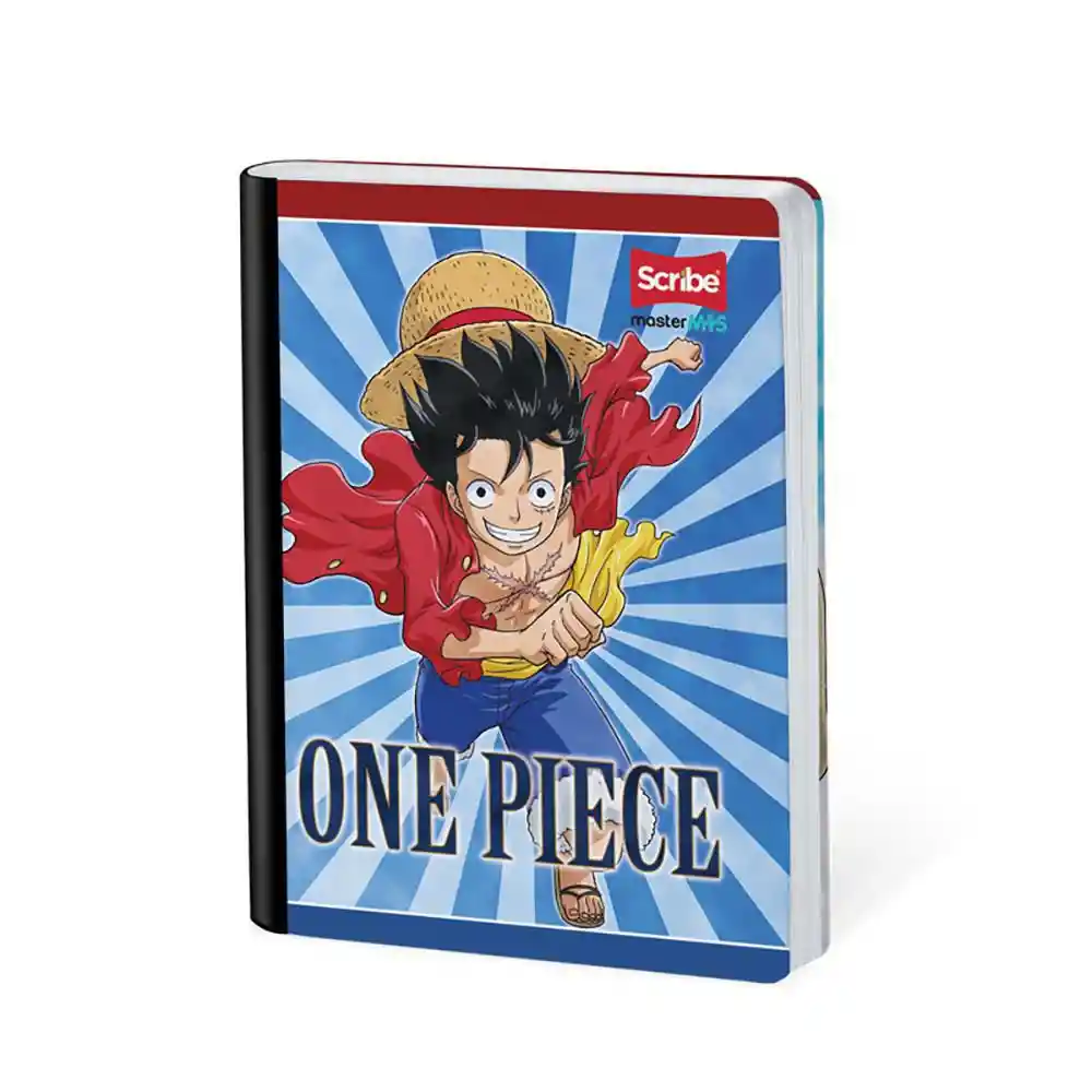 Cuaderno Onepiece Master Mas Rayado 50 Hojas Cosido Scribe