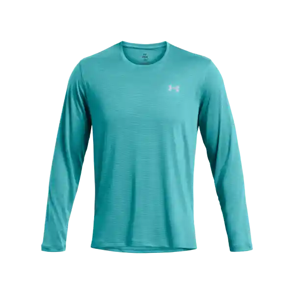 Under Armour Camiseta Streaker Long Sleeve Hombre Azul Talla LG