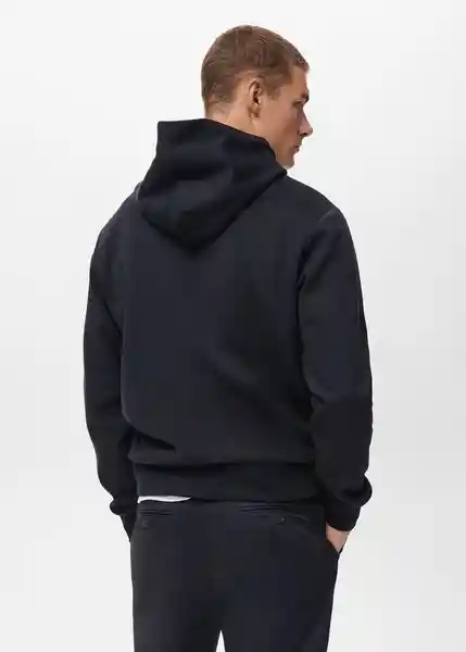 Buzo Sudadera Bono Navy Talla M Hombre Mango