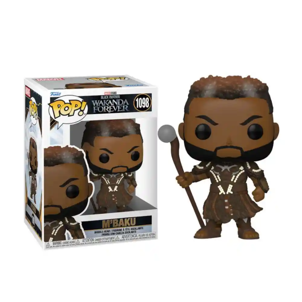 Funko Pop Figura de Colección Black Panther Wakanda M Baku