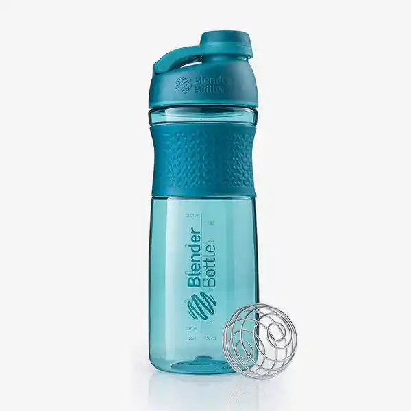 Blender Bottle Botella Shaker Sportmixer Turquesa 28 oz