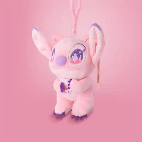Llavero de Peluche Ángel Serie Stitch Dinner Party Miniso