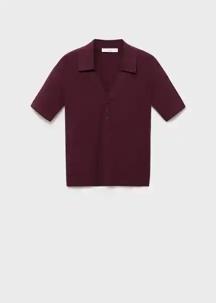 Saco Jersey Polita Vino Talla M Mujer Mango