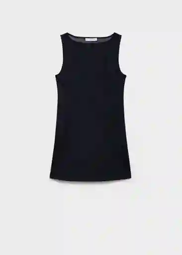 Vestido Brad Navy Talla M Mujer Mango