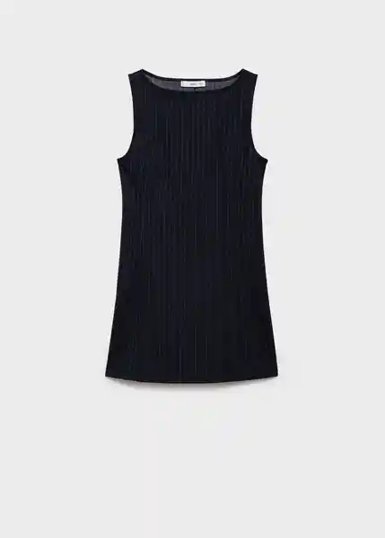 Vestido Brad Navy Talla M Mujer Mango