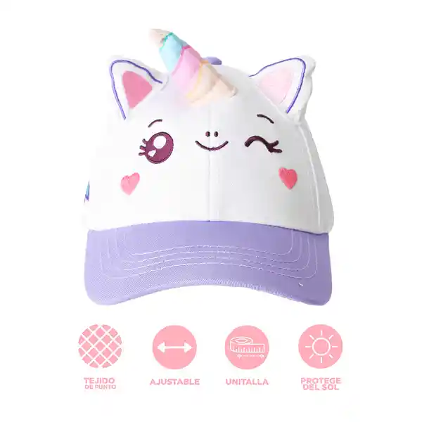 Gorra Infantil Serie Mis Pastelitos Lila Miniso