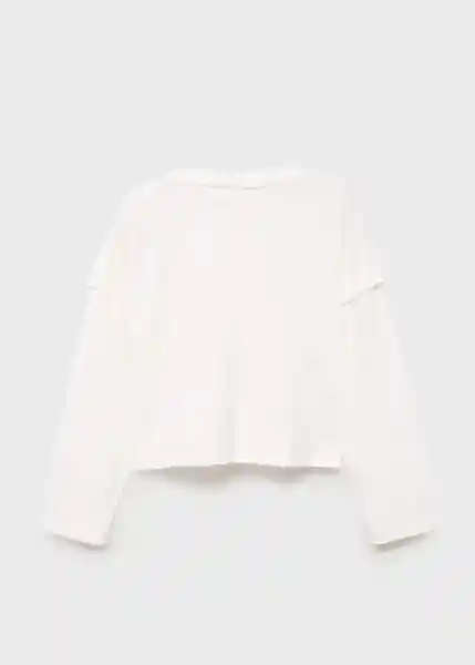 Camiseta Should Offwhite Talla 08 Niñas Mango
