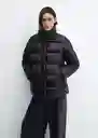 Abrigo Anorak Snowy Negro Talla 25 Mujer Mango