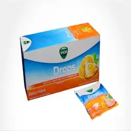 Vick Drops Naranja Doble Poder