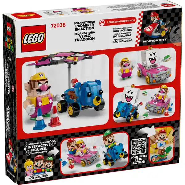 Set Construcción Mario Kart Wario y Rey Boo Lego