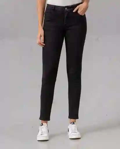 Jean Mujer Negro Talla 8 230G050 Rifle