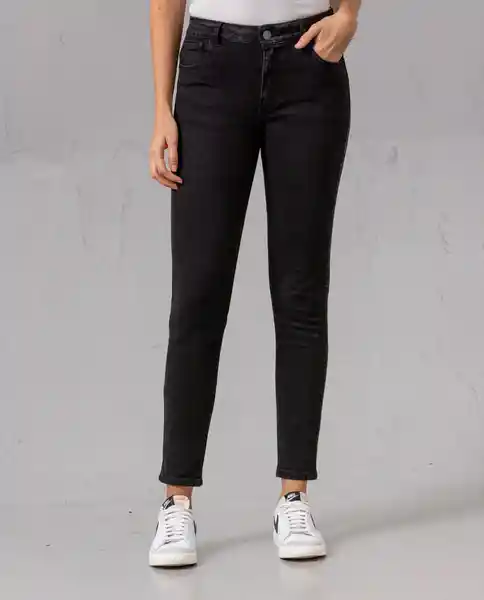 Jean Mujer Negro Talla 8 230G050 Rifle