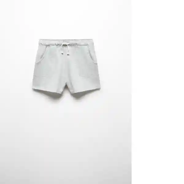 Short Lea Gris Medio Vigore Talla 06 Niñas Mango