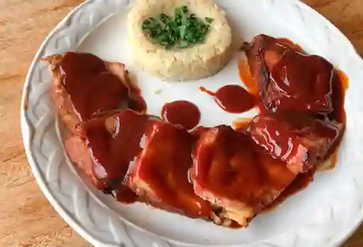 Pierna de Cerdo Al Horno BBQ