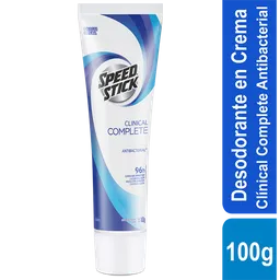 Speed Stick Desodorante Clínical Complete Antibacterial en Crema