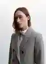 Abrigo Dali Gris Talla 24 Mujer Mango