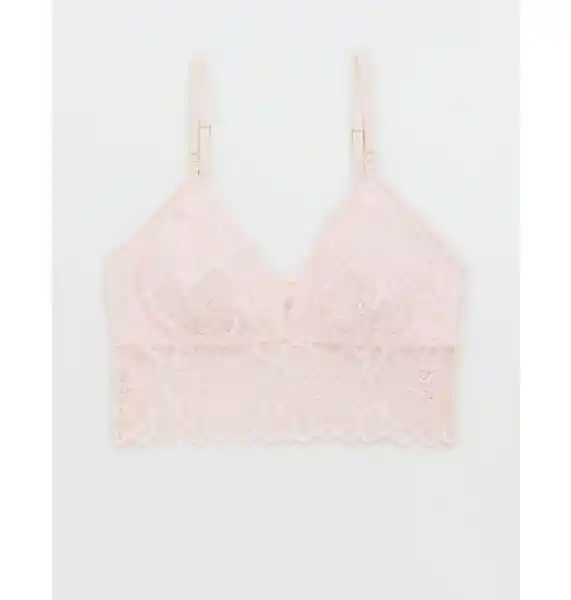 Brasier Bralette Aerie Mujer Color Rosa Small American Eagle
