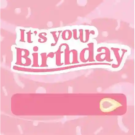 Tarjeta It's Your Birthday