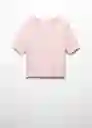 Jersey Minutu Rosa Talla M Mujer Mango