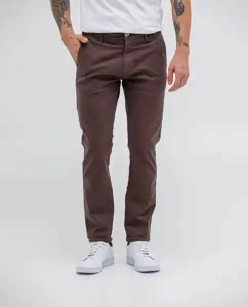 Pantalón Café Talla 32 Rifle169e001