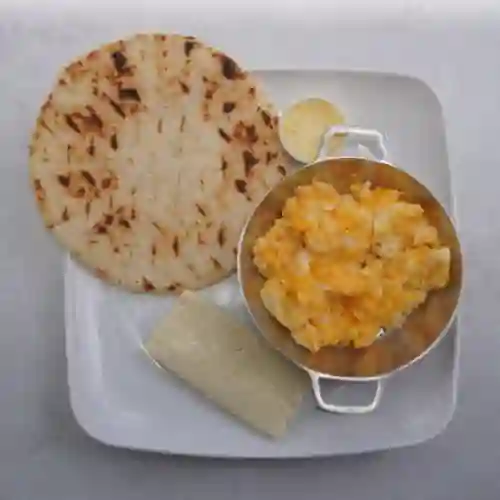 Huevos Sencillos con Arepa