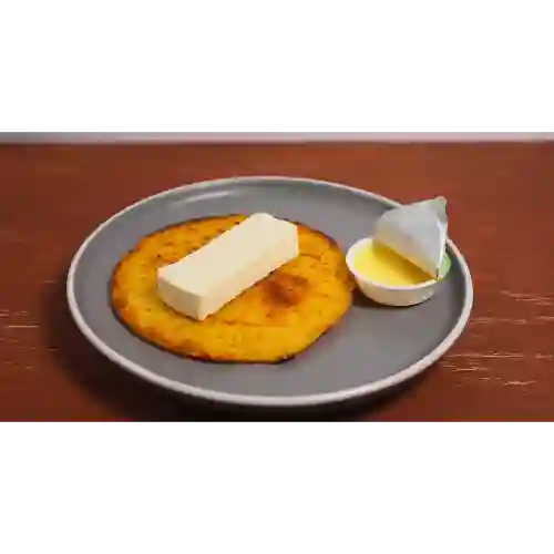 Arepa de Chocolo con Huevos Rancheros