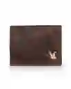 Billetera Ext Card Braid Café Ardilla Medio Chevignon