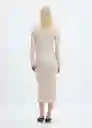 Vestido Africa Arena Talla S Mujer Mango