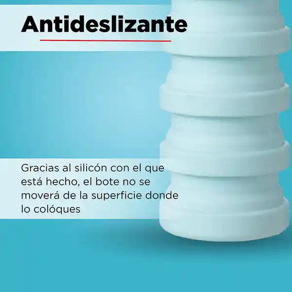 Miniso Termo de Silicona Plegable Azul 550 mL