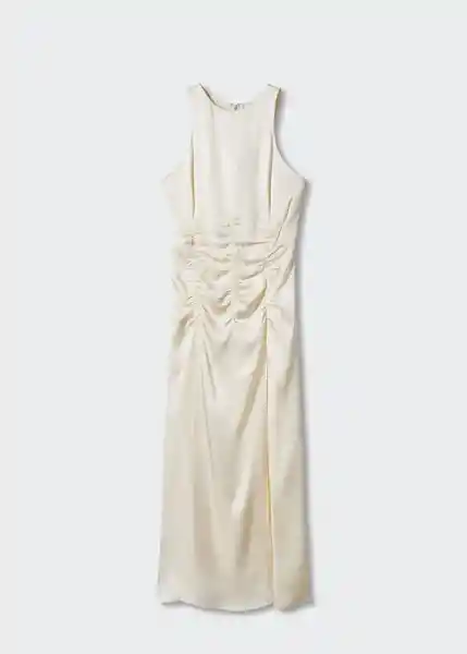 Vestido Lipari2 Off White Talla XS Mujer Mango