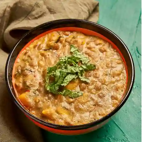 Vegan Batata y Lentejas Al Coco